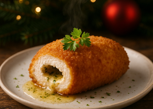 Kotlet de`vollay (ser + masło)