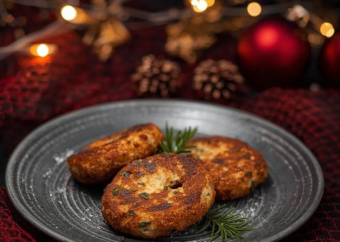 Kotleciki rybne z dorsza w migdałach