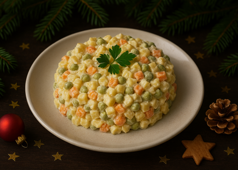 Sałatka tradycyjna jarzynowa