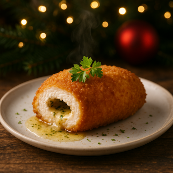 Kotlet de`vollay (ser + masło)