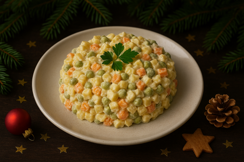 Sałatka tradycyjna jarzynowa