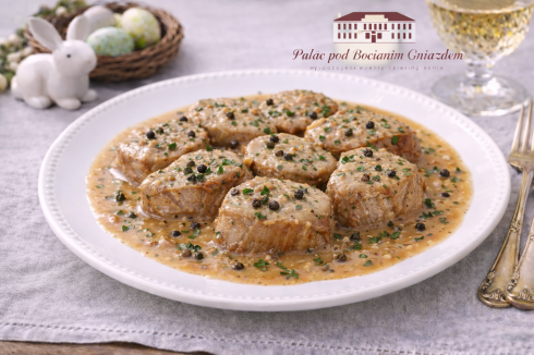 Polędwiczki wieprzowe w sosie pieprzowym