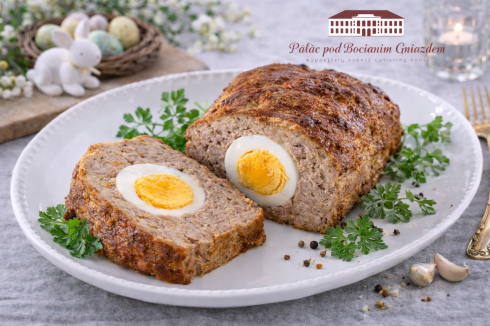 Pieczeń rzymska z jajkiem (foremka)